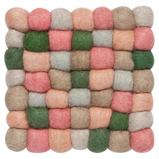 Recycled Wool Felt Dot Trivet